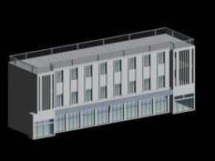 Urban planning – commercial buildings 10 3D Model