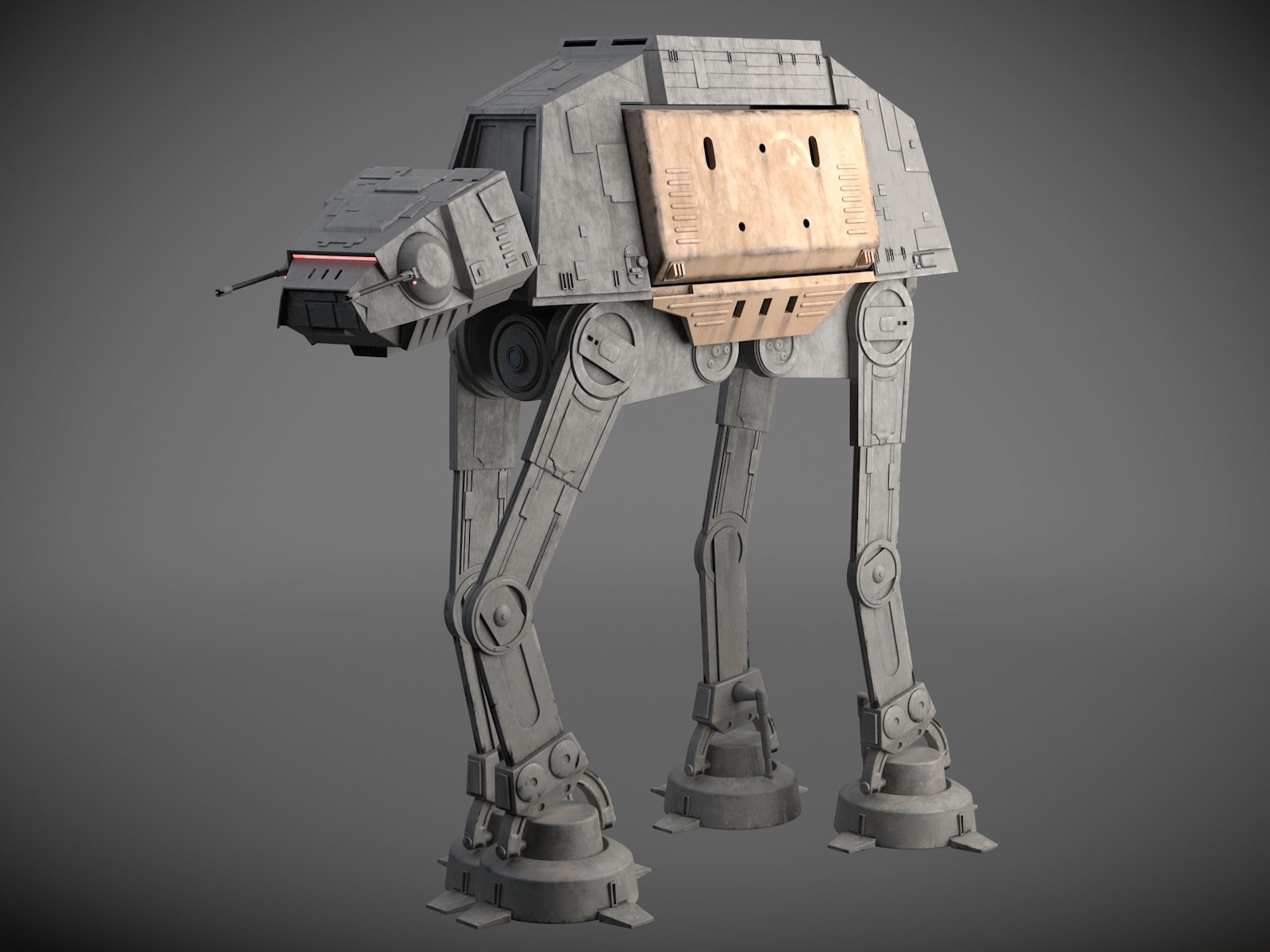 Star Wars AT-ACT Walker 3D Model