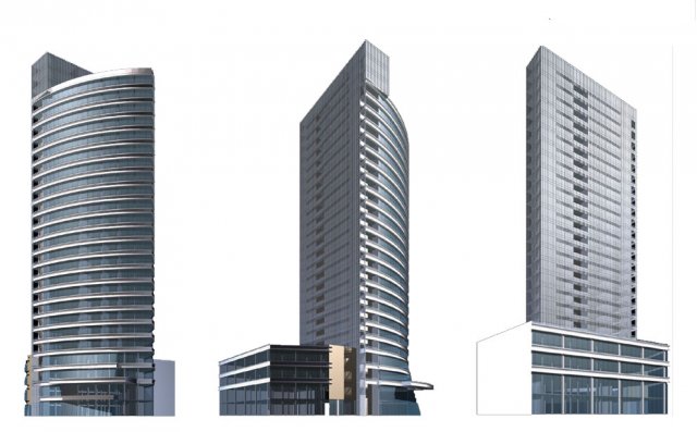 City – high-rise office 19 3D Model