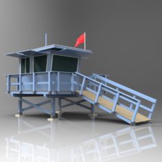 Lifeguard Station 3D Model