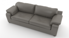 Sofa leather02 3D Model