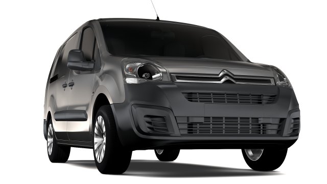 Citroen Berlingo Van L2 Full Electric 2017 3D Model