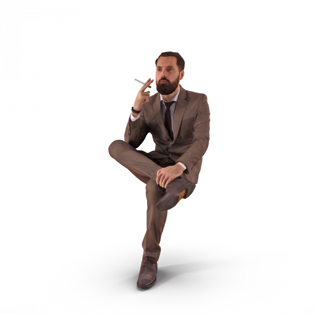 Business Man 3D Model