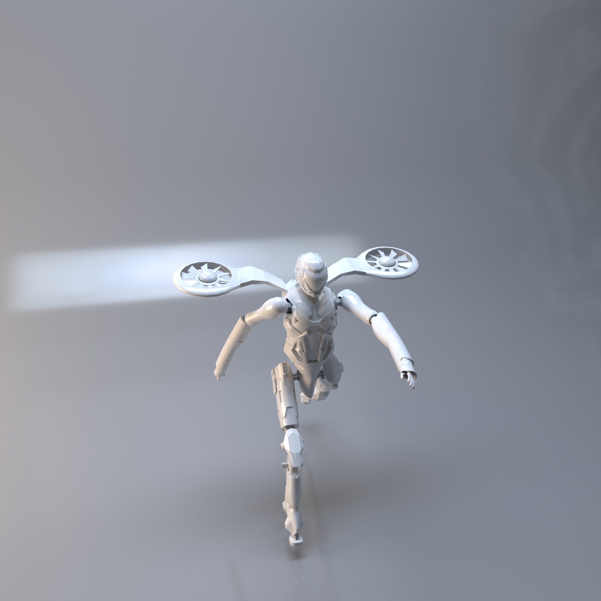 Biomechanic Harpy 3D Model