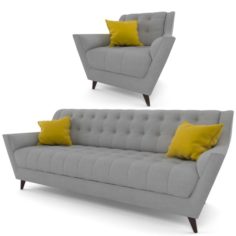 Fitzgerald sofa collection 3D Model