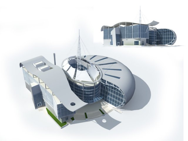 City – high-rise office 88 3D Model