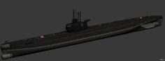 Romeo-class submarine 3D Model