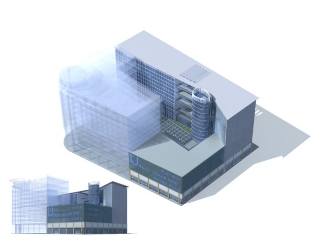 City – high-rise office 175 3D Model