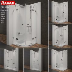 Shower room RAVAK Brilliant 3D Model