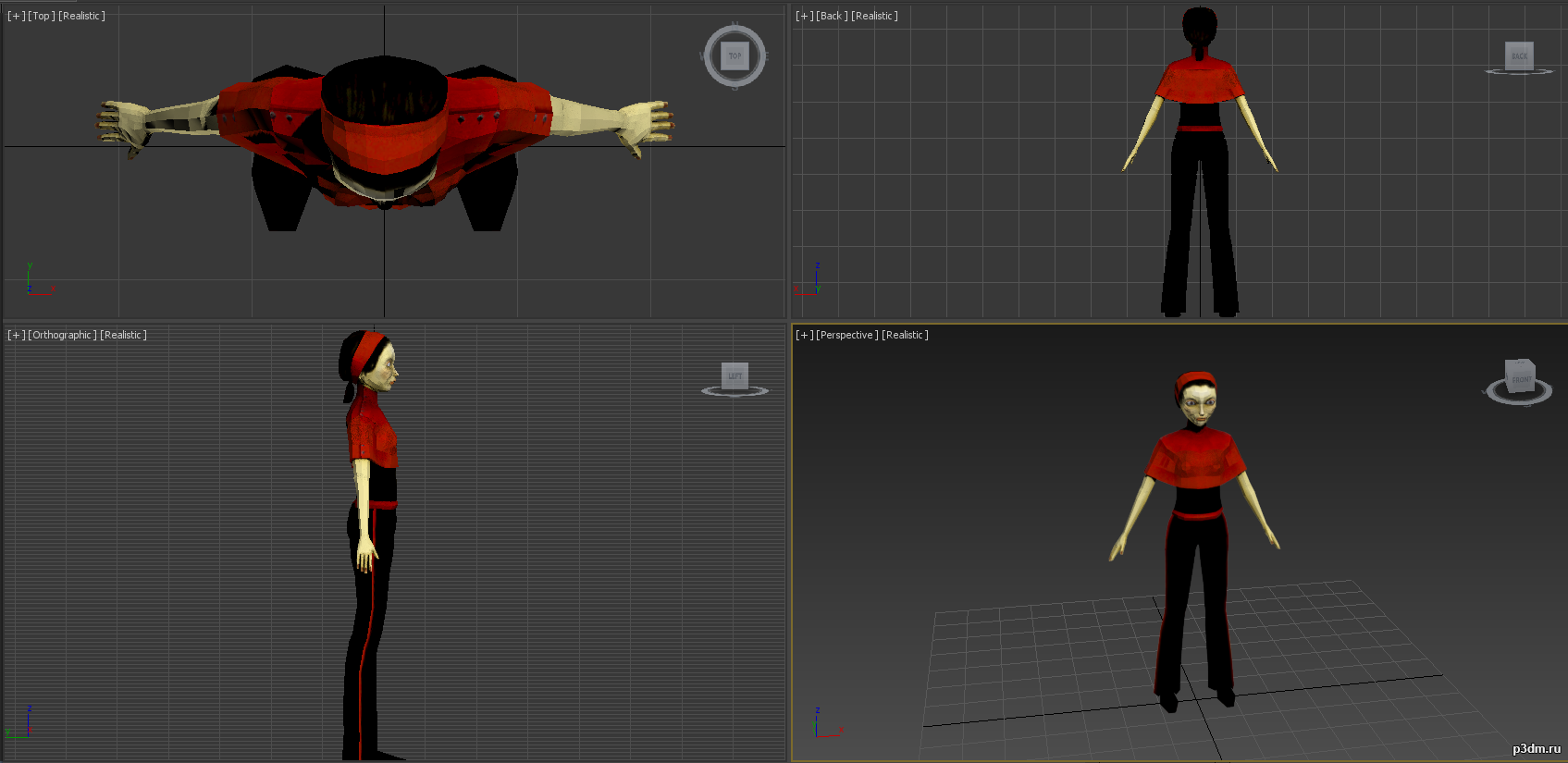 Scarlet 3D Model - 3DHunt.co