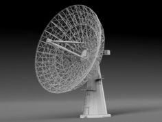 Radio Telescope 3D Model
