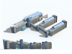 City – high-rise office 189 3D Model