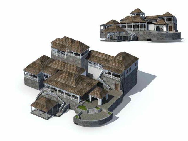 Urban architecture – private villas 58 3D Model