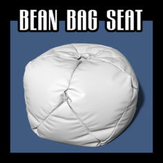 Bean bag seat (10) 3D Model