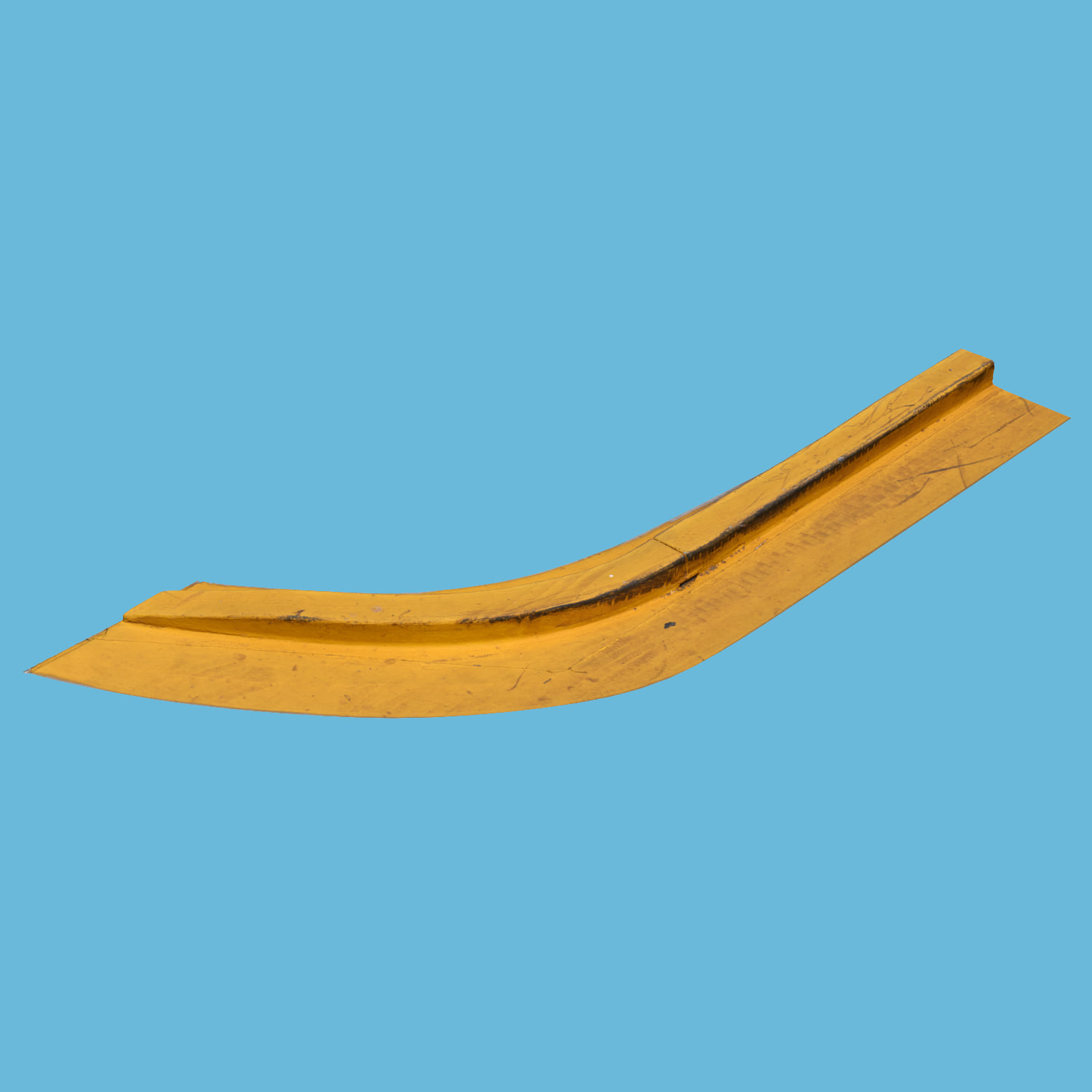 Yellow Curb Corner 3D Model