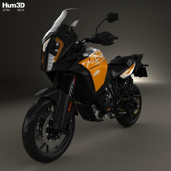 KTM 1290 Super Adventure S 2017 3D Model