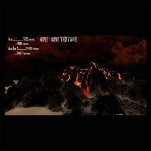 Volcano 3D Model