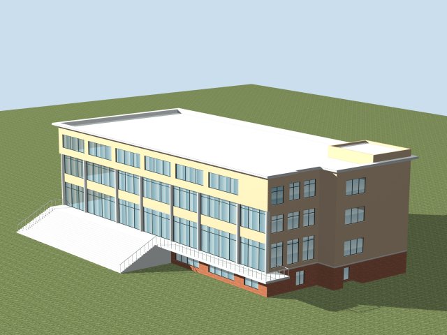 Urban planning – commercial buildings 54 3D Model