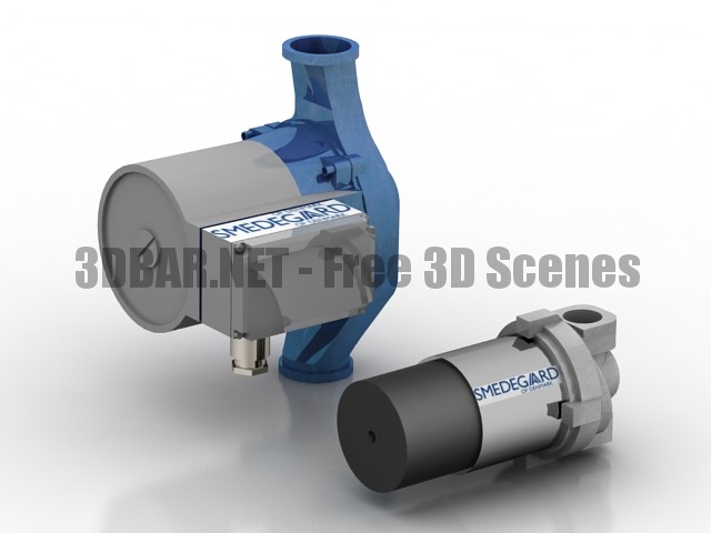 Equipments HVAC SMEDEGARD Pump EcoWatt-1 Pump MiniWatt 3D Collection