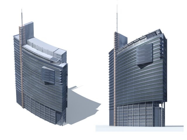 City – high-rise office 121 3D Model