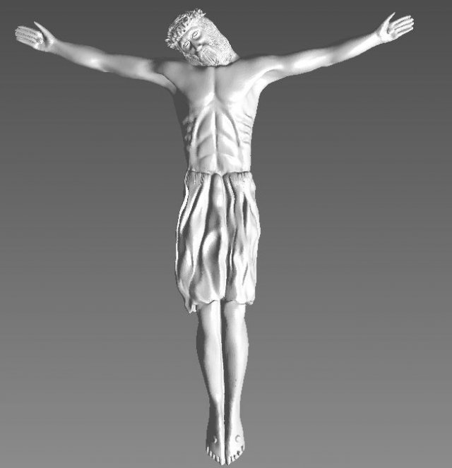 Jesu on the cross 3 3D Model