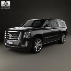 Cadillac Escalade ESV Platinum 2015 3D Model