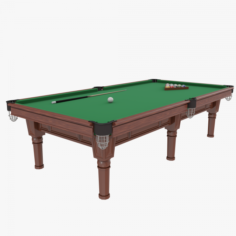 Classic pool table 3D Model