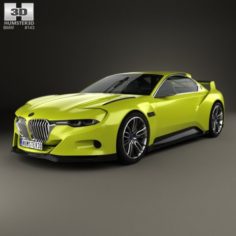 BMW 30 CSL Hommage 2015 3D Model
