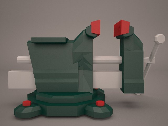 Multi Vise 3D Model