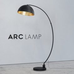 The Arc Black Floor Lamp 3D Model