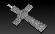 Celtic cross 3D Model