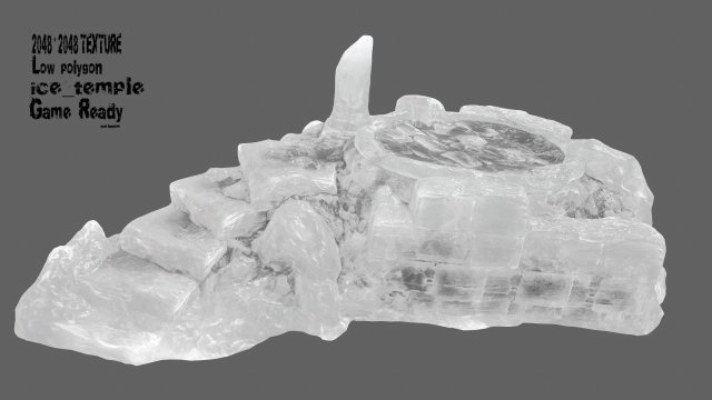 Ice temple 1 3D Model