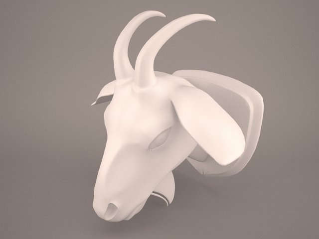 Goat Head 3D Model