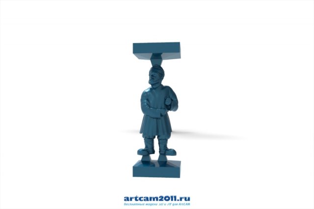 The chess pawn 8 of Russian set 09001 3D Model