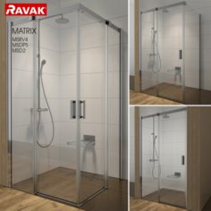 Shower room RAVAK Matrix 3D Model