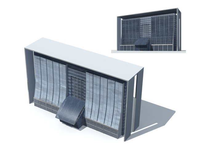 City – high-rise office 120 3D Model