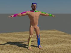 Man animation 3D Model
