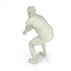 Man beach volleyball 3D Model
