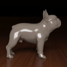 French bulldog 3D Model
