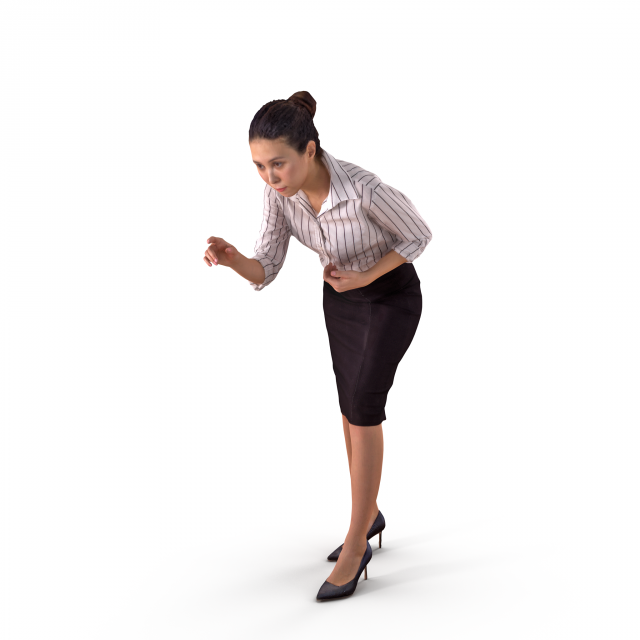 Business Woman 3D Model