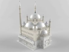 Mosque in Cairo 3D Model