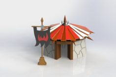 Orc Hut 3D Model