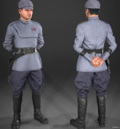 Clone officer 3D Model