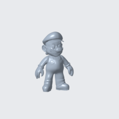 mario.,, how to work on .stl file 3D Print Model