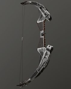 Pneumatic bow prototype – lowpoly 3d model 3D Model