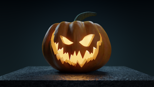 Halloween Pumpkin – Jack-o-lantern 3D Model
