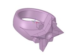 Star Saphhire Lantern Corps Ring 3D Print Model