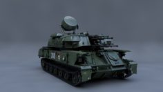 ZSU-23-4 SHILKA 3D Model