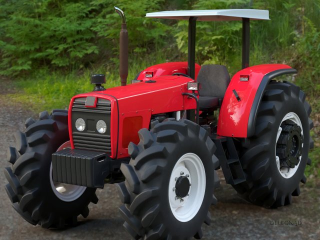 Tractor Generic 3D Model