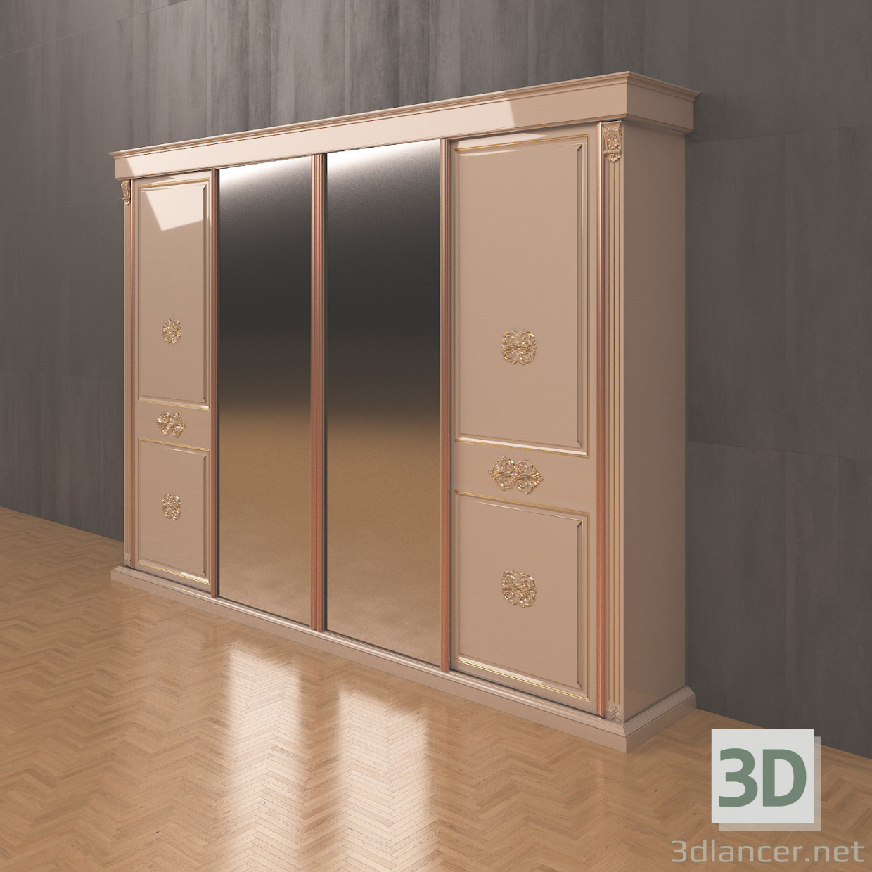 3D-Model 
wardrobe